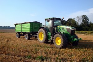 John Deere 6210R i Zasław 14T