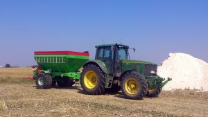 John Deere 6820 & Unia RCW 8200