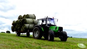 Deutz Fahr DX 4.50 & Przyczepa do bel 