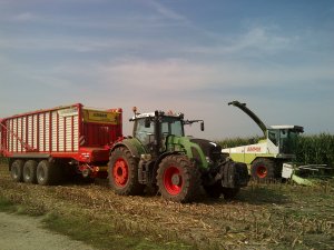 Fendt 936 vario & Claas Jaguar 690Sl