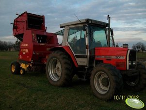 MF 3065 + New Holland 648