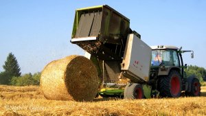 Claas Variant + Fendt Farmer 307Ci