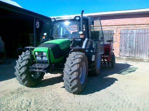 Deutz-Fahr Agrofarm 85 & Siewnik Polonez 3m