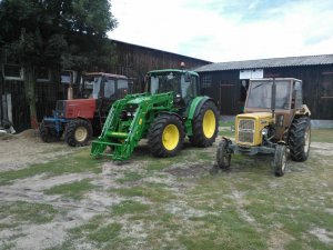 John Deere 6330 + MTZ 82 TS + URSUS C-360 3P