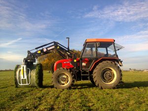 Zetor 7340 z turem i osprzętem Metal-Fach