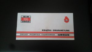 Książka Gwarancyjna