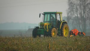 John Deere 6400 + Agro-Masz BT30