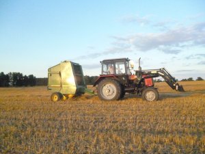 Belarus 820 & John deere 550