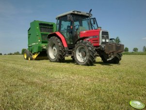 MF 6130 + John Deere 550