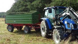 New Holland T5040 i Pronar 6t