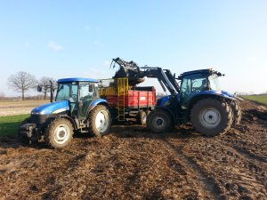 New Holland T6010 i New Holland TD5020