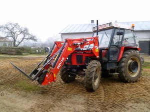 Zetor 7745 + iT1600 + Paleciak