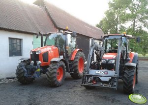 Kubota M135GX , M8560 z ładowaczem MX U8