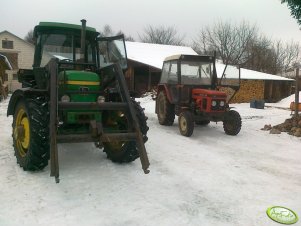 John Deere 2140 i Zetor 7211 