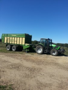 Deutz Fahr M600 + Krone 350GD