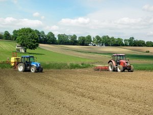 New Holland T4020 + Zetor Forterra 9641