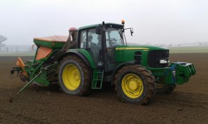 John deere 6630 + amazone ADP KG 303 super.