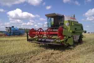 Claas Dominator 86 & Bizon Rekord Z-058
