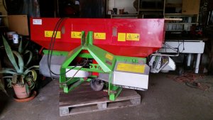 Wysiew graniczny w rozsiewaczu