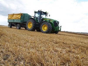 John Deere 7830 + Oehler