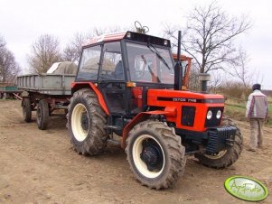 Zetor 7745 + Przyczepa d-47