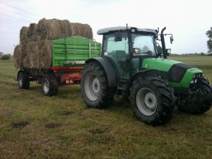 Deutz-Fahr Agrofarm 430 i Unia Brzeg P-10 Long