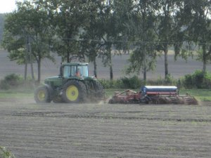 John Deere 7800 + siewnik Fiona