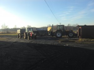 Renault 110-54 + Rębak i Ursus C-360-3P + przyczepa HL 8011