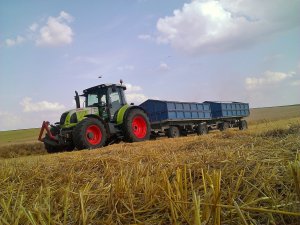 Claas Arion 640  + 2x Brandys