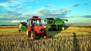 John Deere W540 & Ursus Mido 5524