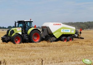 Claas Axion 830 + Claas Quadrant 3200