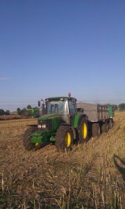 John Deere 6420 & DEUTZ FAHR TOPLINER 4075