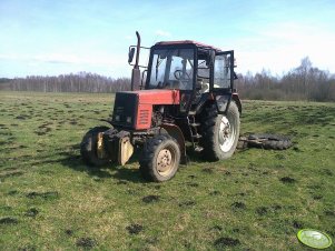 MTZ 82TS + włóka oponowa