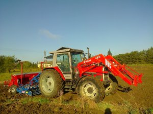 Massey Ferguson 3085 & Rolmako & Kongskilde