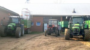 Deutz-Fahr Agrotron K420 +Agrofarm 85 & URSUS C-385