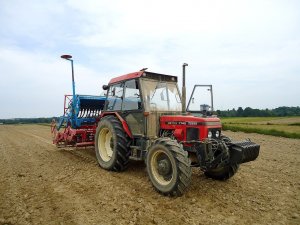 Zetor 7745 Turbo + LemkenHassia DKA 3000