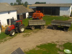 Valtra N111 + przyczepy