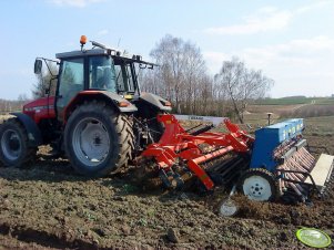 Massey Ferguson 6270 + Grano System 3m + Poznaniak 6