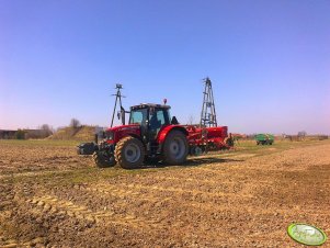 Massey Ferguson 5435 + Ares TL + Poznaniak