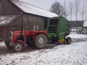 Ursus 2812 z John Deere 550