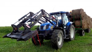 New Holland T6030 Delta + Pronar T026