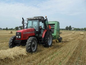 Massey Ferguson  6260 + John Deere 590