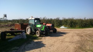 Deutz-Fahr agroplus 320s i massey ferguson 255