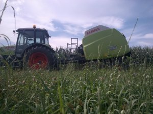 Claas Axos 340 CX + claas Variant 360 RC