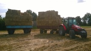 Massey Ferguson 5410 & przyczepy