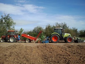 Zetor 5320 + Przyczepka przeładowcza i Claas Arion 640 CEBIS + Rabewerk + Amazone + Fliegl