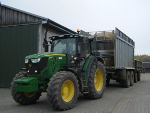 John Deere 6190r & Fliegl Gigant ASW 271