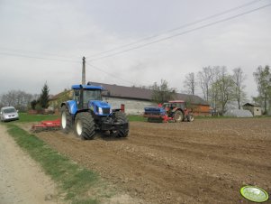 New Holland T 7550 + Zetor Forterra 9641