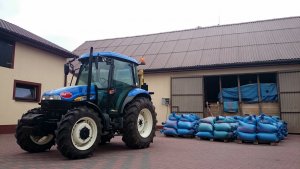 New Holland TD70D + Widlak