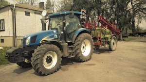 New Holland T6070 + Krukowiak Goliat Plus